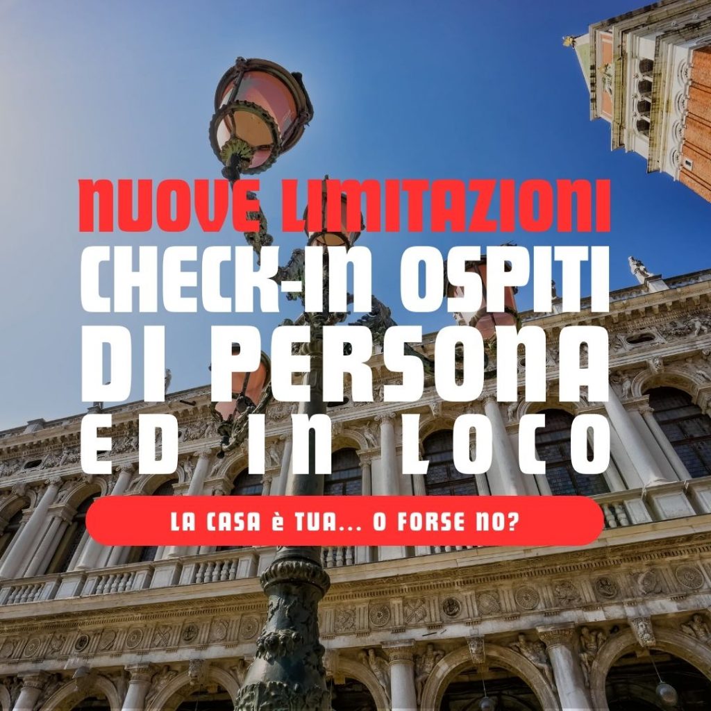 Regolamento Locazioni Turistiche Venezia Check-In