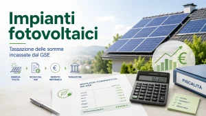 Impianti Fotovoltaici - Tassazione GSE
